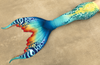 Damsel Merbella by Finfolk Signature Fabric Tail - READY TO SHIP