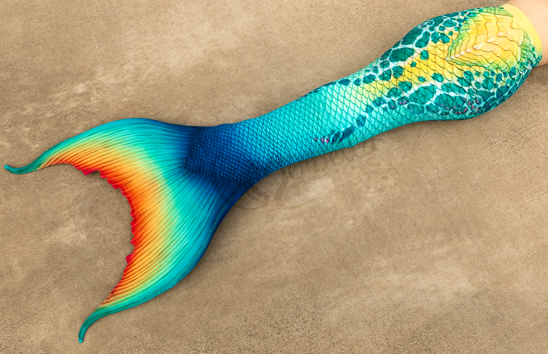 Damsel Merbella by Finfolk Discovery Fabric Tail - READY TO SHIP