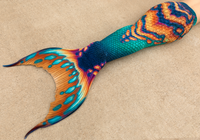 Macaw Merbella by Finfolk Discovery Fabric Tail - READY TO SHIP