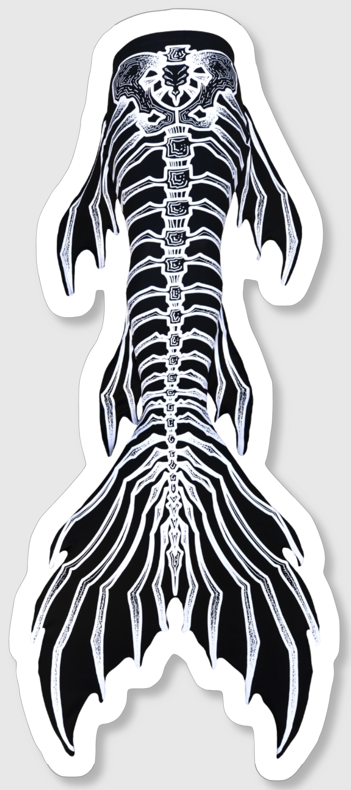 Dead Men Tell No Tails Signature Tail Sticker