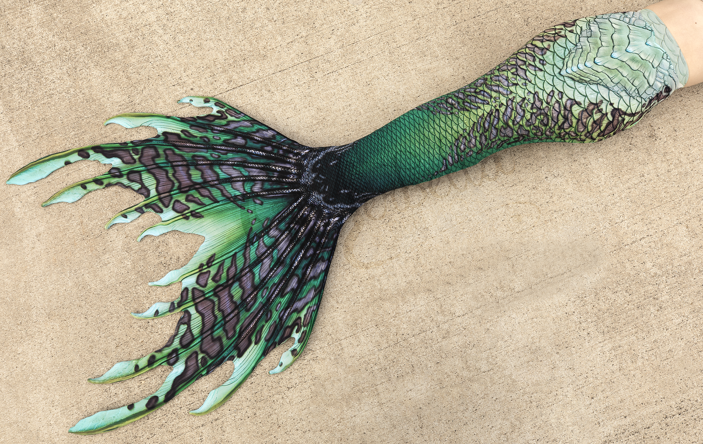 Eelia Merbella by Finfolk Signature Fabric Tail - READY TO SHIP