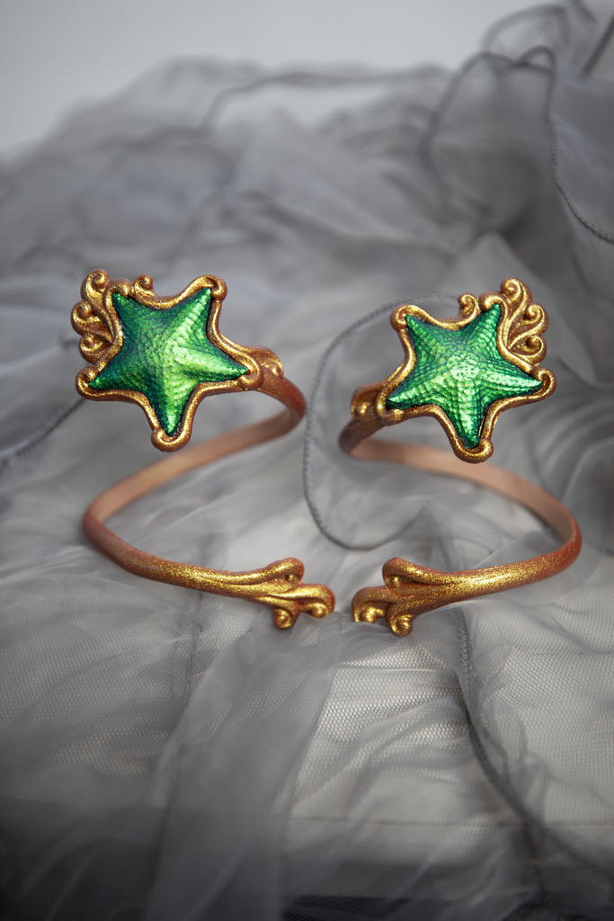 Fathom Gilded Sea Star Silicone Arm Band