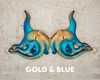 Gold & Blue Odyssey Octopus Silicone Top