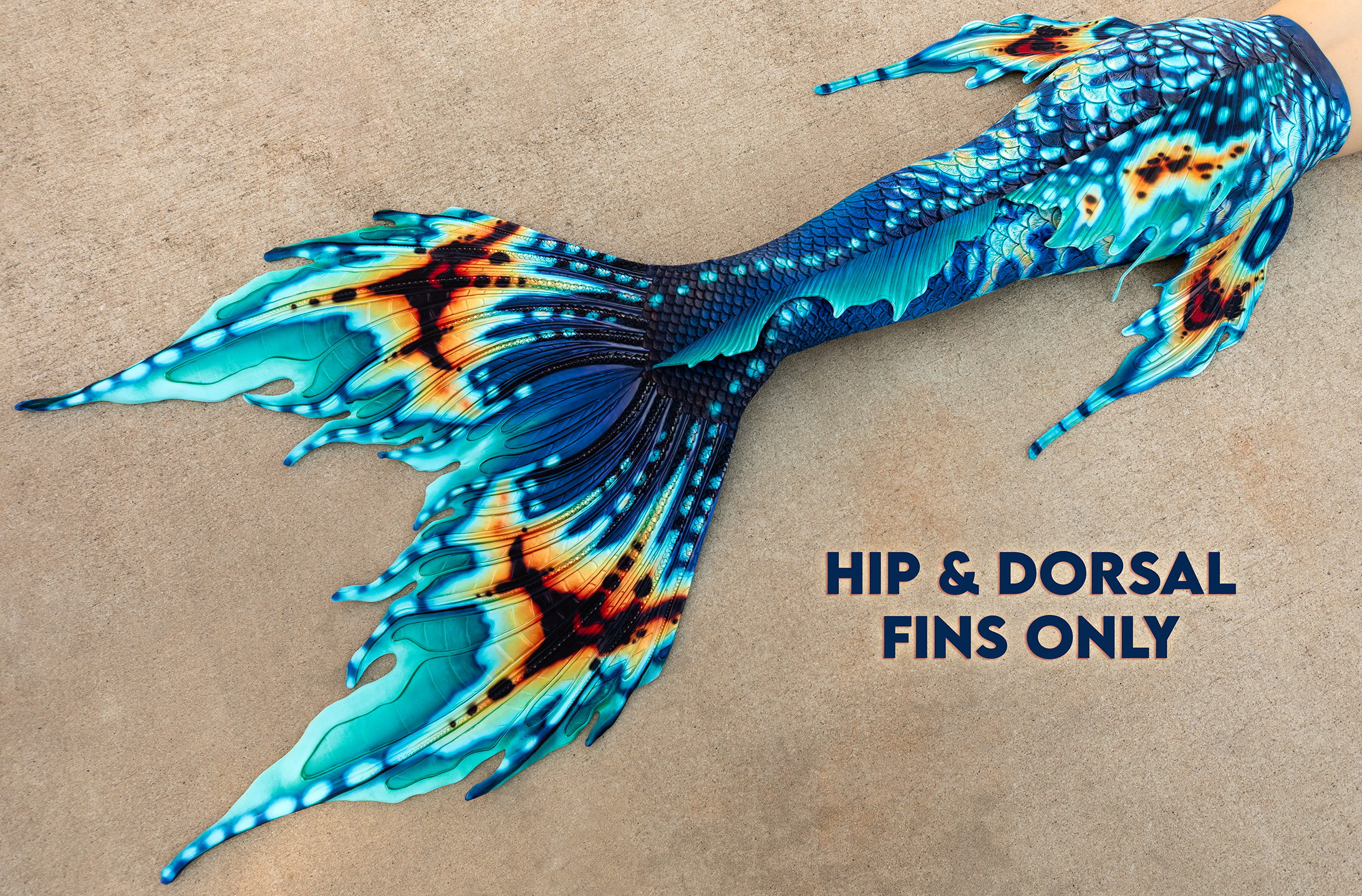 Helix Merbella by Finfolk Signature Fabric Tail - READY TO SHIP