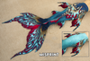 MISPRINT Indigo Merbella by Finfolk Signature Fabric Tail