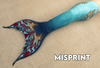 MISPRINT - Indigo Merbella by Finfolk Discovery Fabric Tail
