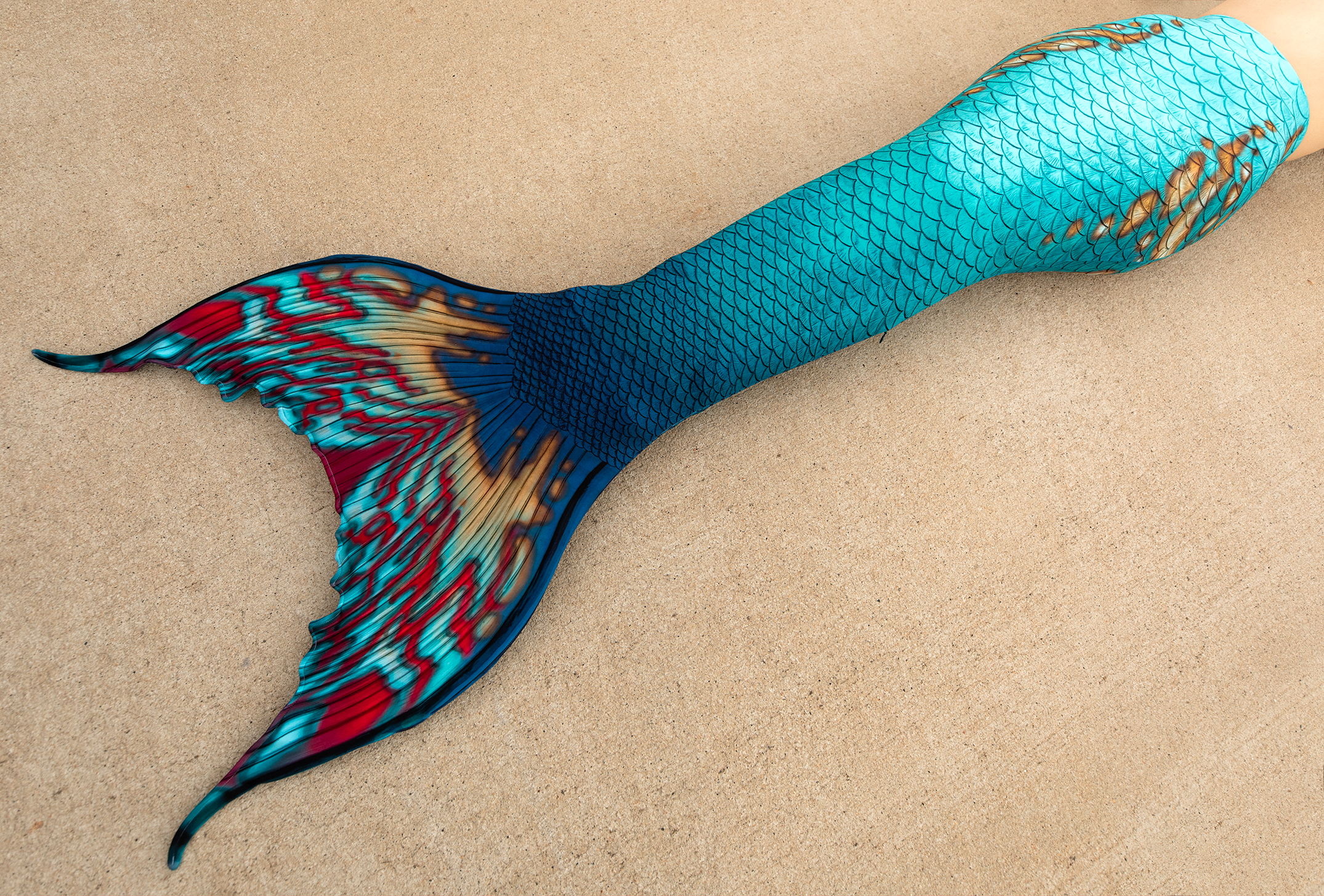 Indigo Merbella by Finfolk Discovery Fabric Tail - READY TO SHIP