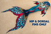 Indigo Merbella by Finfolk Signature Fabric Tail - READY TO SHIP