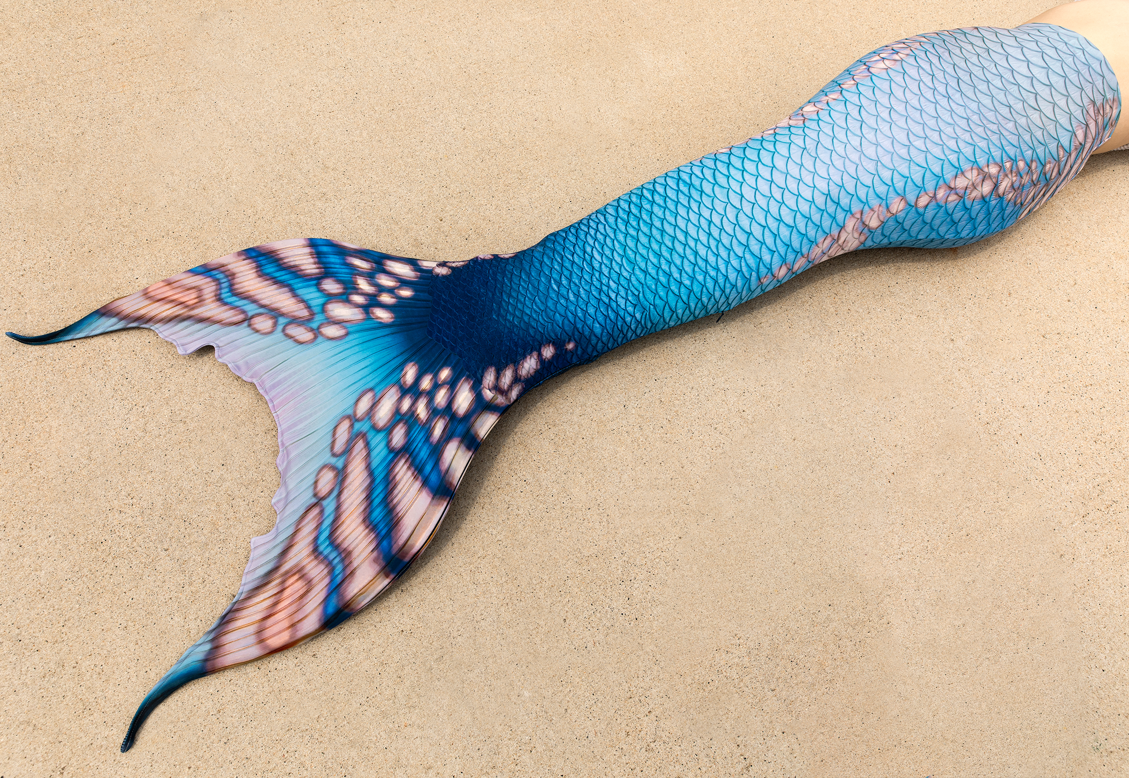 Moonshell Merbella by Finfolk Discovery Fabric Tail - READY TO SHIP