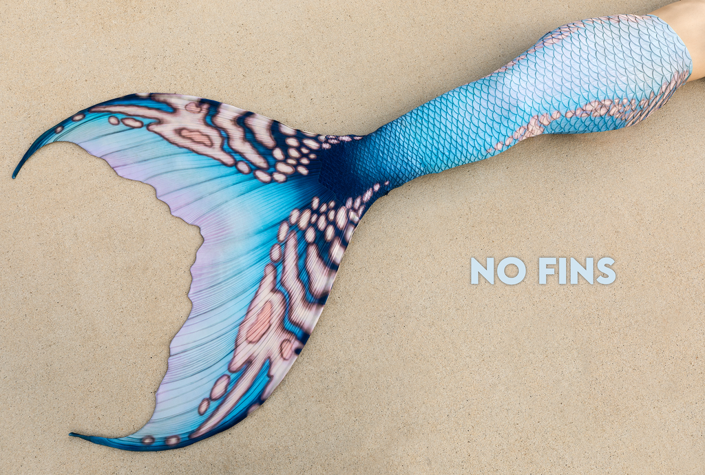 Moonshell Merbella by Finfolk Signature Fabric Tail - READY TO SHIP
