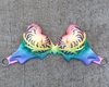 Pastel Rainbow Lothlorien Nautilus Silicone Top