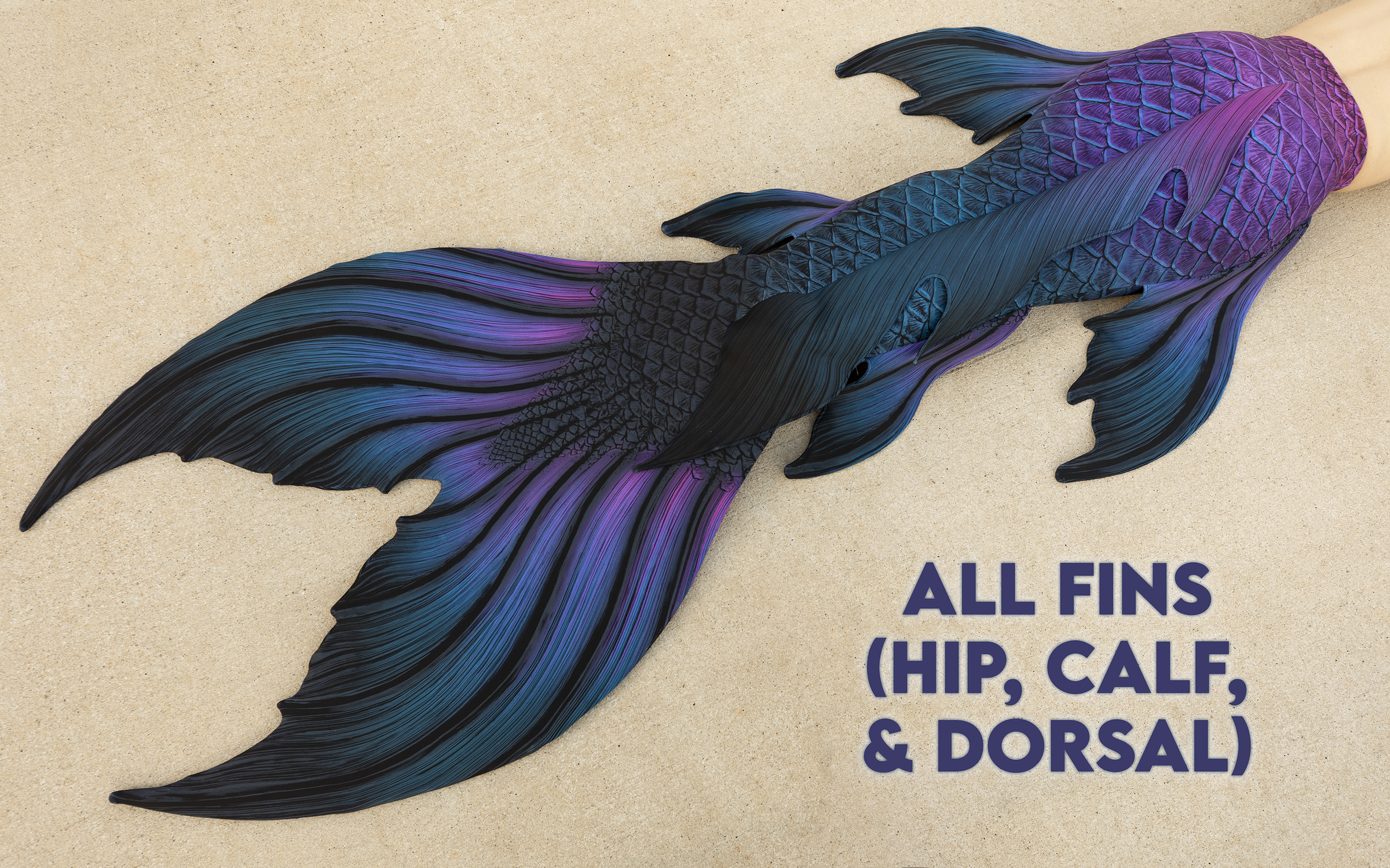 Nightshade Signature Fabric Tail - READY TO SHIP