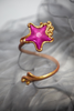 Paradiso Gilded Sea Star Silicone Arm Band