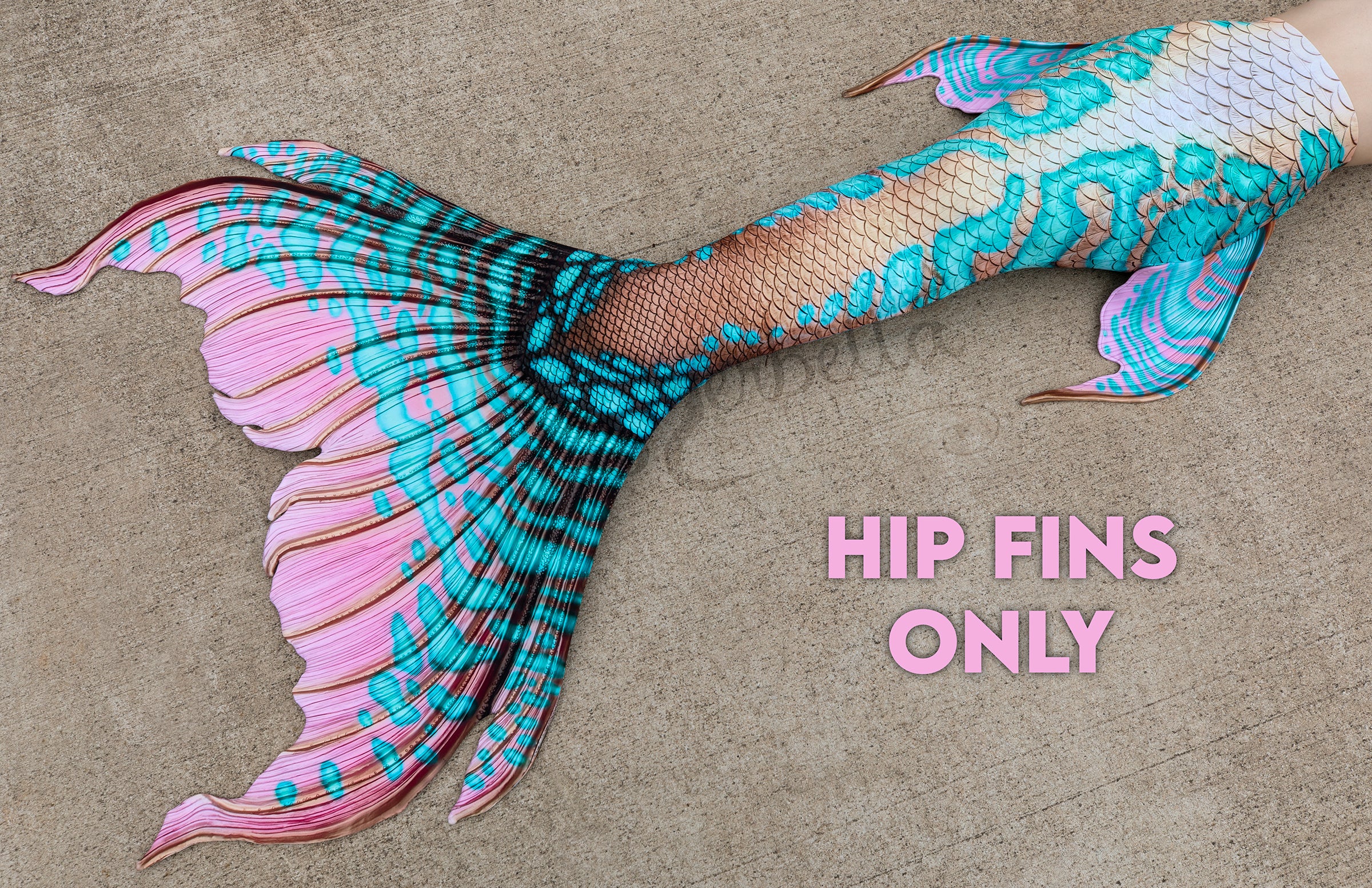 Queen Conch Merbella by Finfolk Signature Fabric Tail - READY TO SHIP