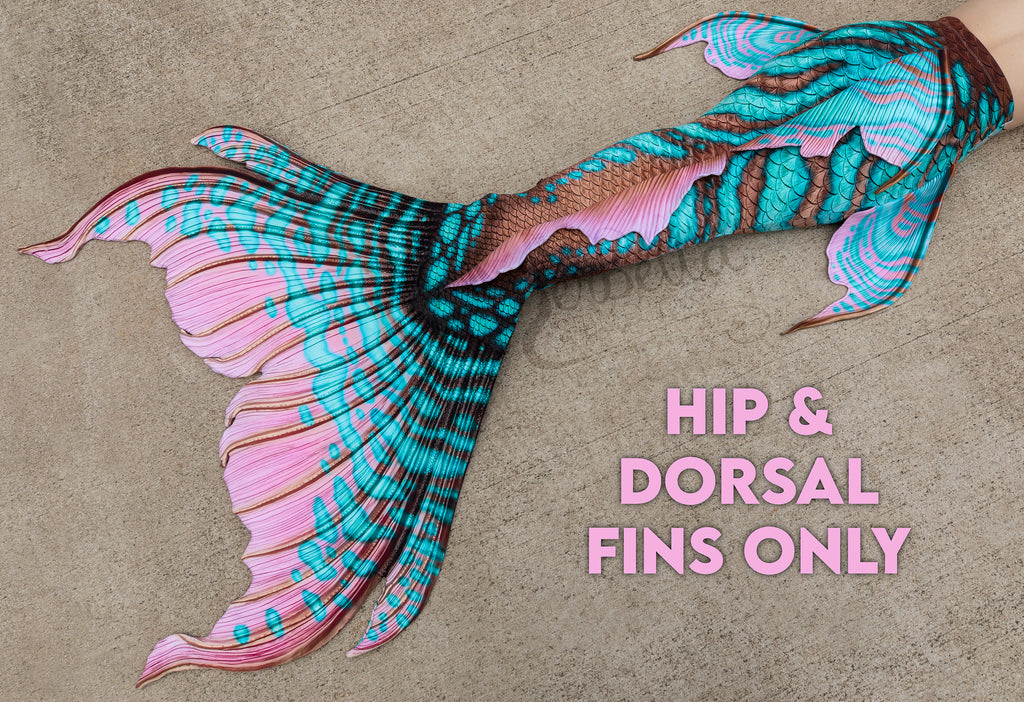 Queen Conch Merbella by Finfolk Signature Fabric Tail - READY TO SHIP
