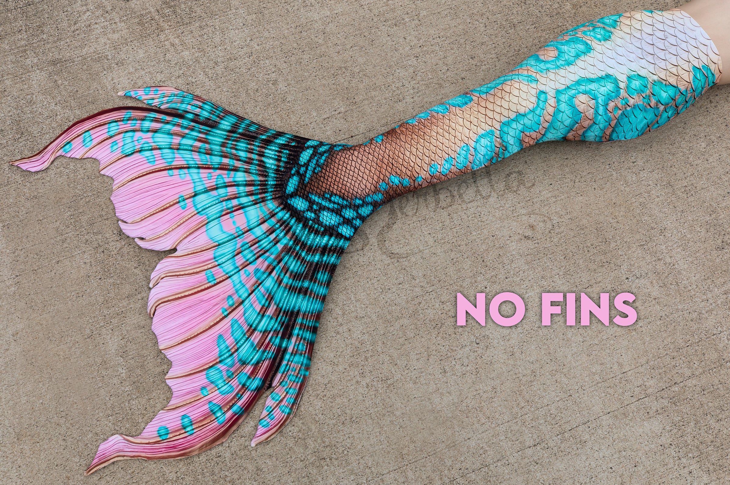 Queen Conch Merbella by Finfolk Signature Fabric Tail - READY TO SHIP