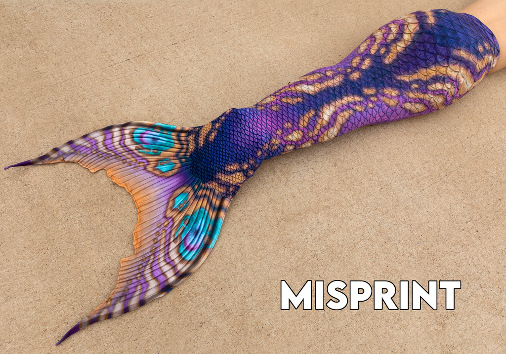 MISPRINT - Rune Merbella by Finfolk Discovery Fabric Tail
