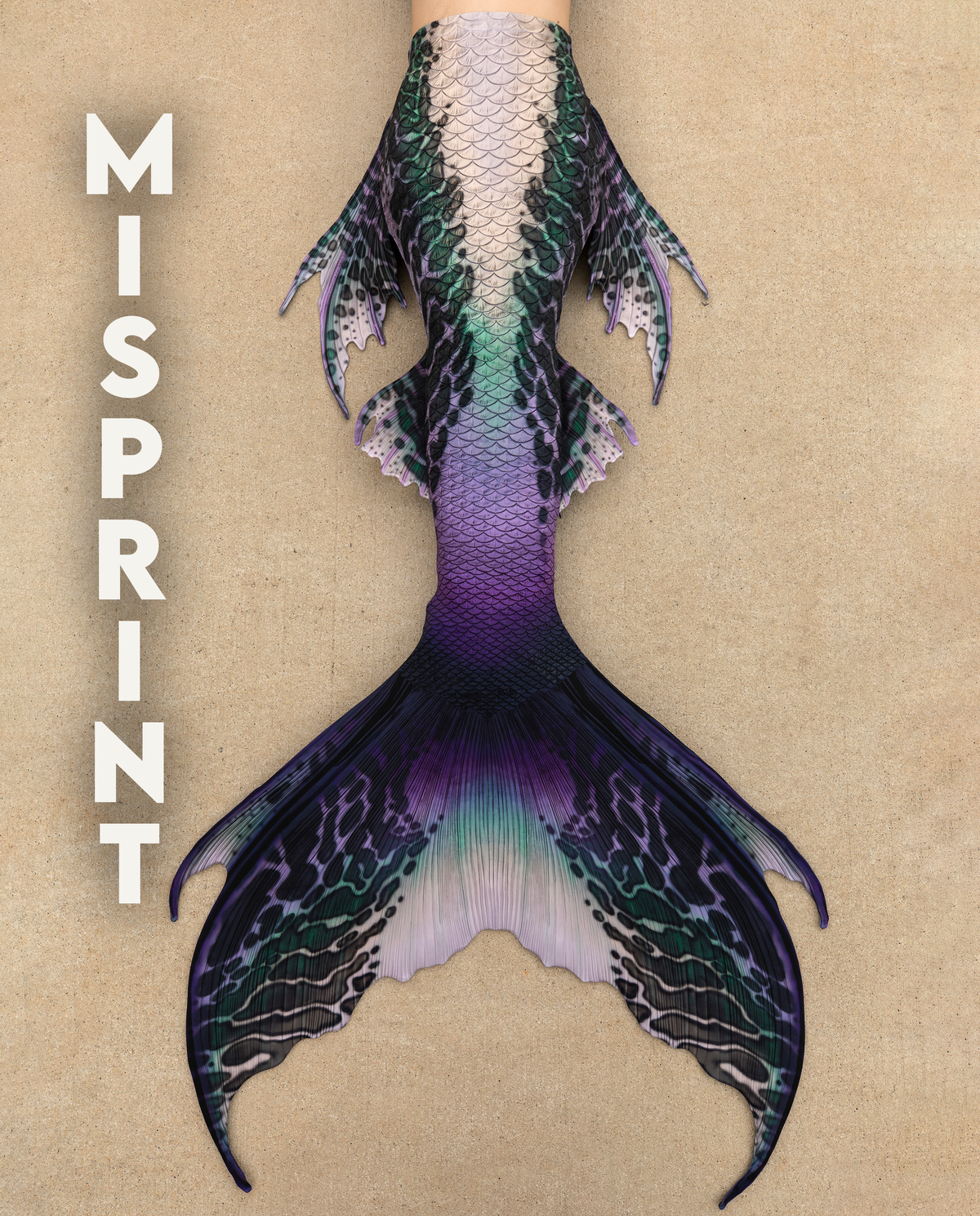 MISPRINT Scylla Merbella by Finfolk Signature Fabric Tail