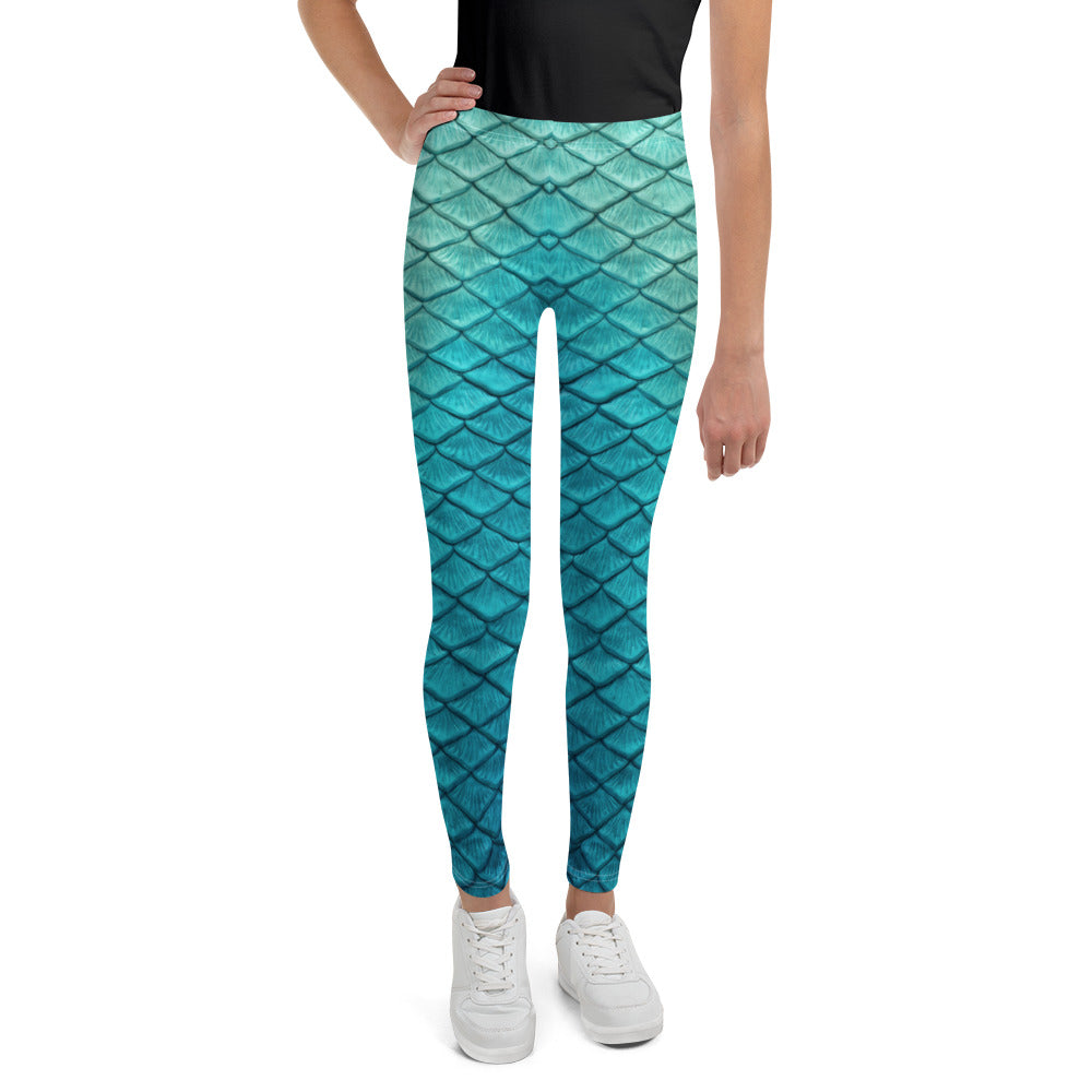 Sea Sapphire Youth Leggings