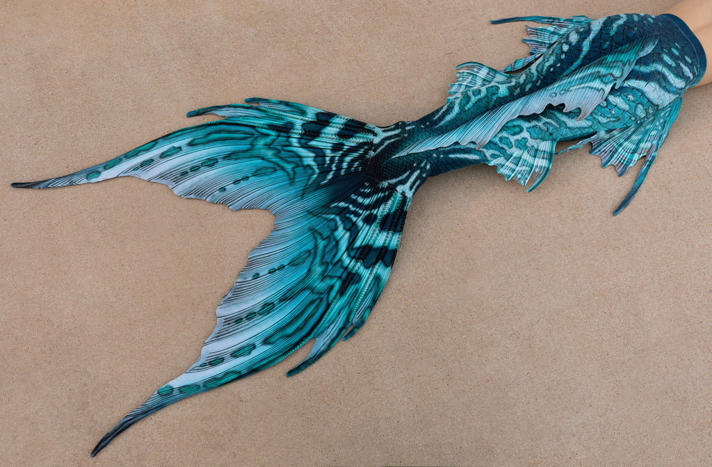 Sea Smoke Merbella by Finfolk Signature Fabric Tail - READY TO SHIP