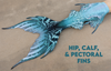 Sea Smoke Merbella by Finfolk Signature Fabric Tail - READY TO SHIP
