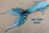 Sea Smoke Merbella by Finfolk Signature Fabric Tail - READY TO SHIP