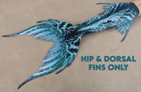 Sea Smoke Merbella by Finfolk Signature Fabric Tail - READY TO SHIP