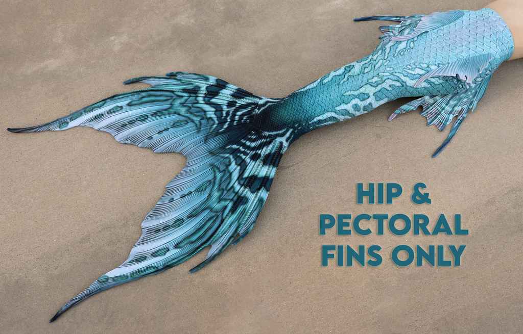 Sea Smoke Merbella by Finfolk Signature Fabric Tail - READY TO SHIP