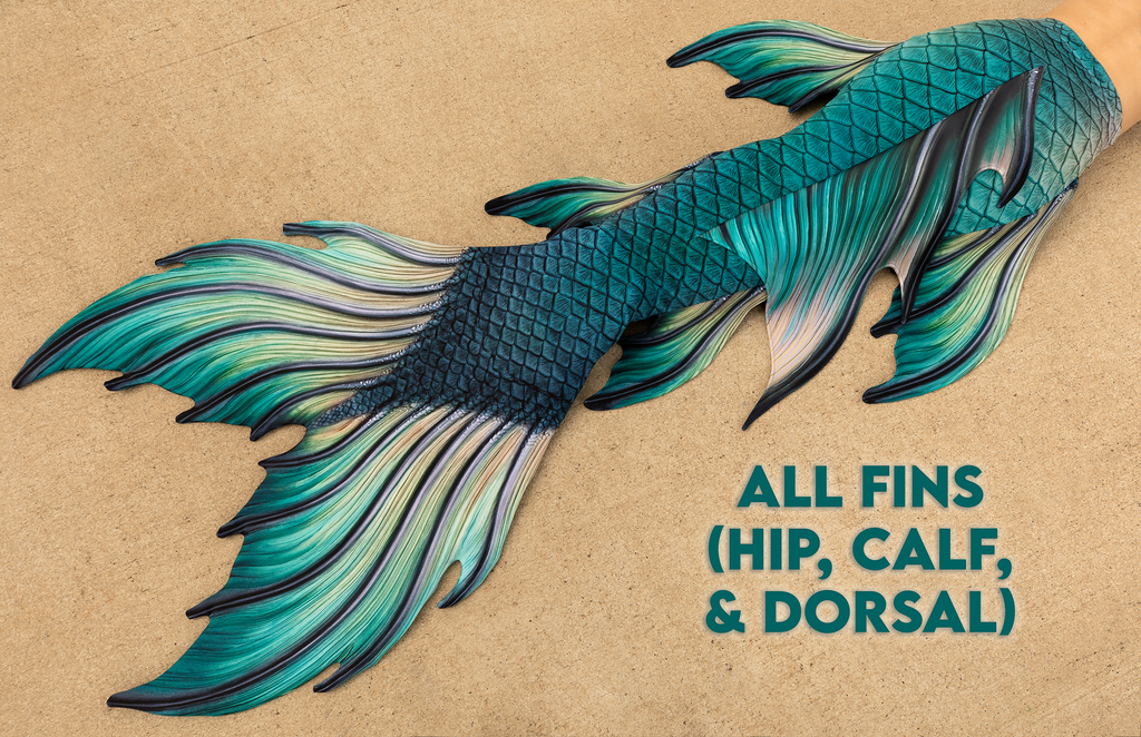 Shipwreck Siren Signature Fabric Tail - READY TO SHIP