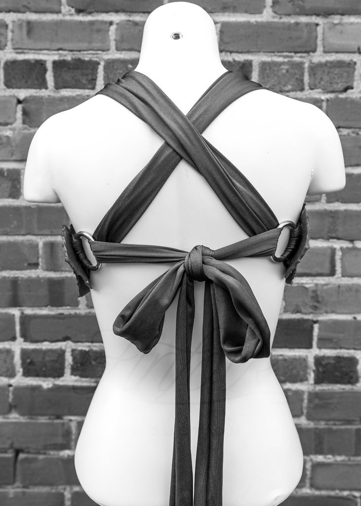 Gold Copper & Black Trimmed Plus Size Signature Silicone Top