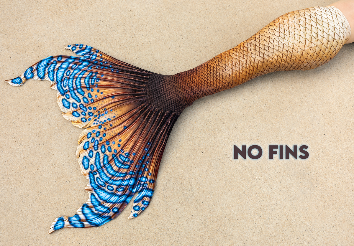 Sun Seeker Merbella by Finfolk Signature Fabric Tail - READY TO SHIP