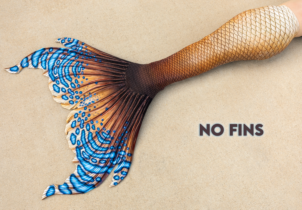 Sun Seeker Merbella by Finfolk Signature Fabric Tail - READY TO SHIP