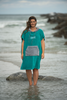 Finfolk Swim Team Teal Changing Poncho