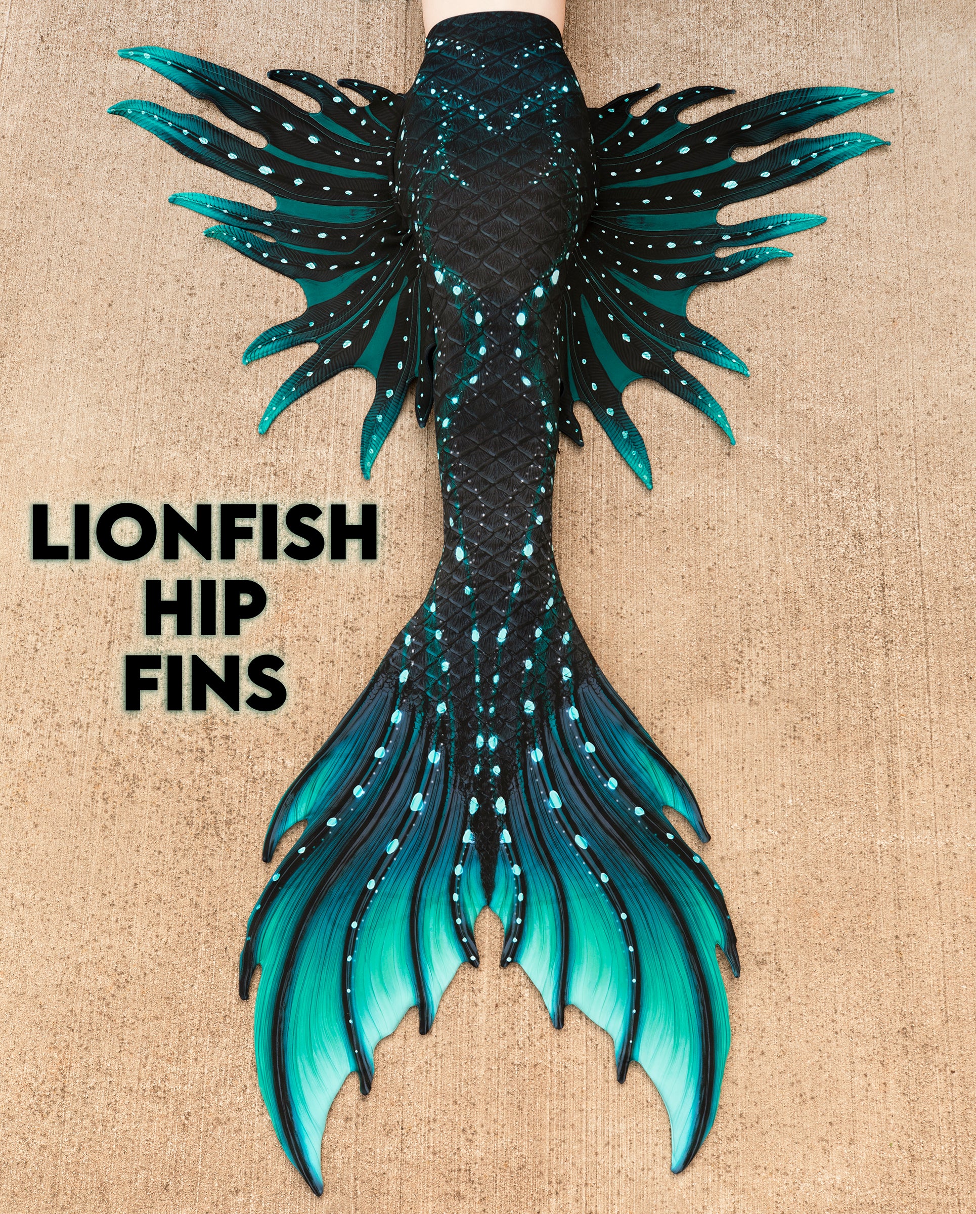 Twilight Tide Signature Fabric Tail - READY TO SHIP