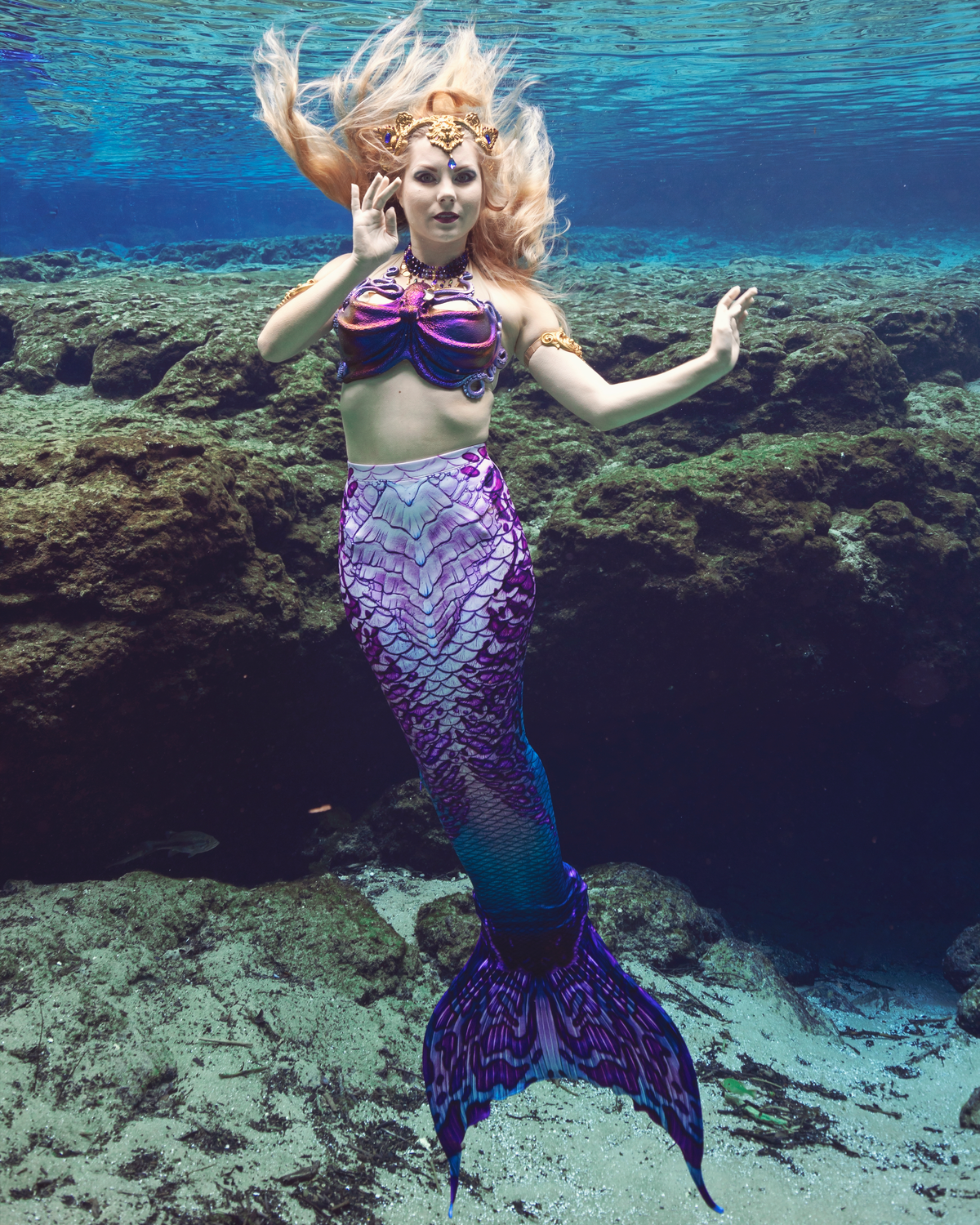 カメリアマーメイドファンベール Asteria Merbella Discovery Fabric Mermaid Tail | Finfolk Productions