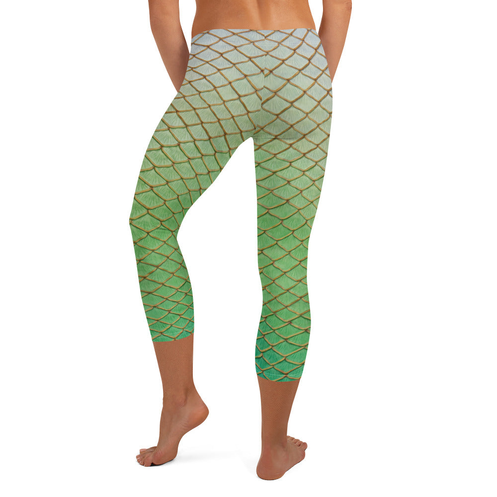 The Luna Moth Capri Leggings