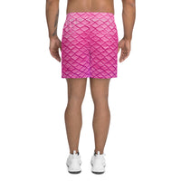 Plumeria Pink Athletic Shorts