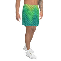 Shoal Green Athletic Shorts