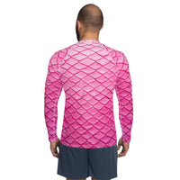 Plumeria Pink Relaxed Fit Rash Guard