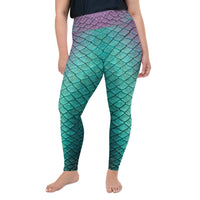 Aqua Fairy Plus Size Leggings