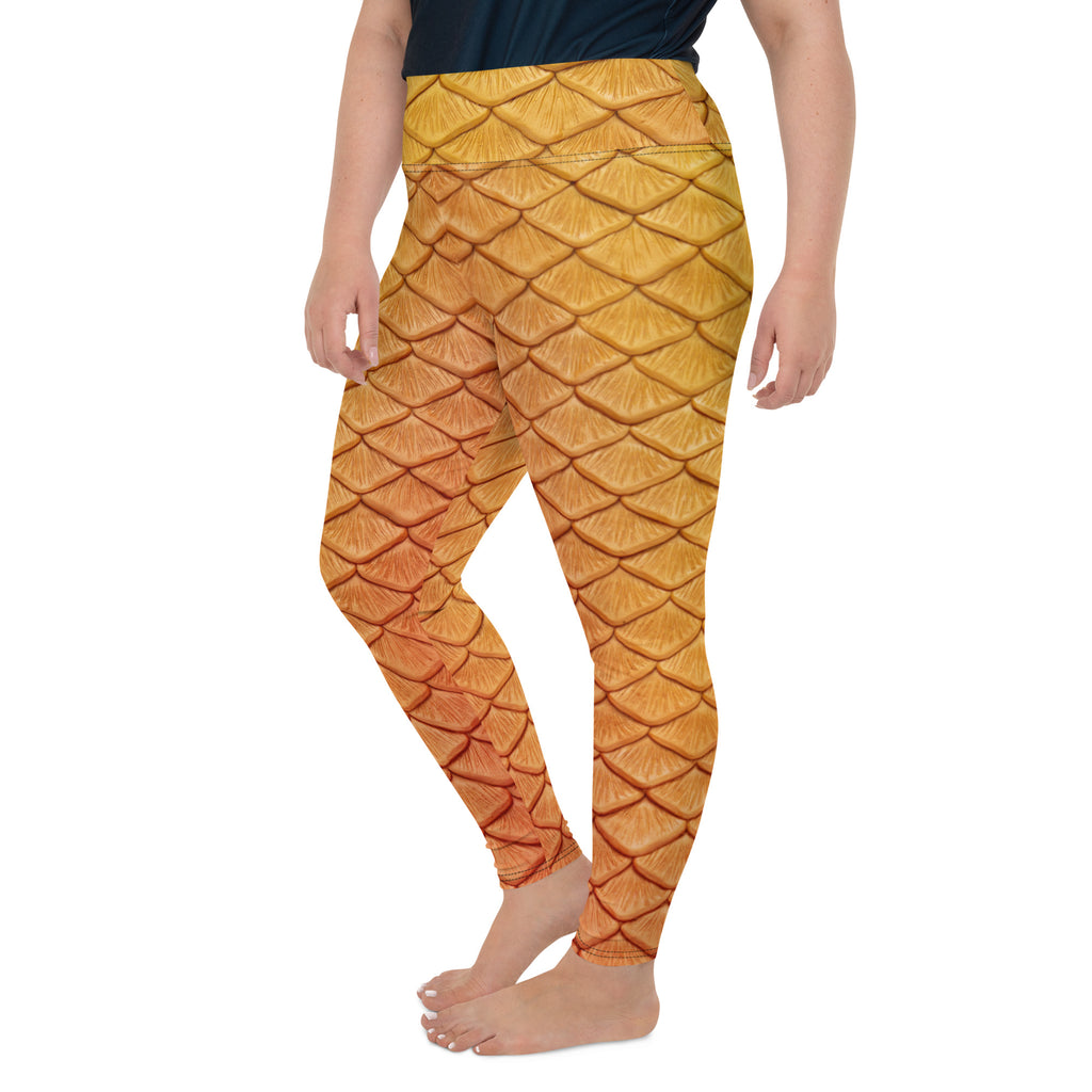 Women's Mermaid Leggings Fish Scale Printing Full Length Leggings