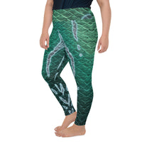 The Dark Sea Plus Size Leggings