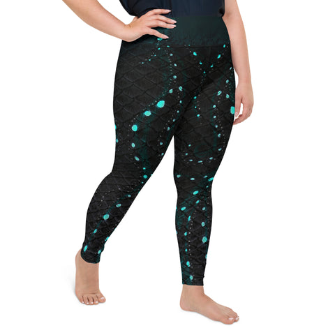 Way of Water Plus Size Leggings – Finfolk Productions