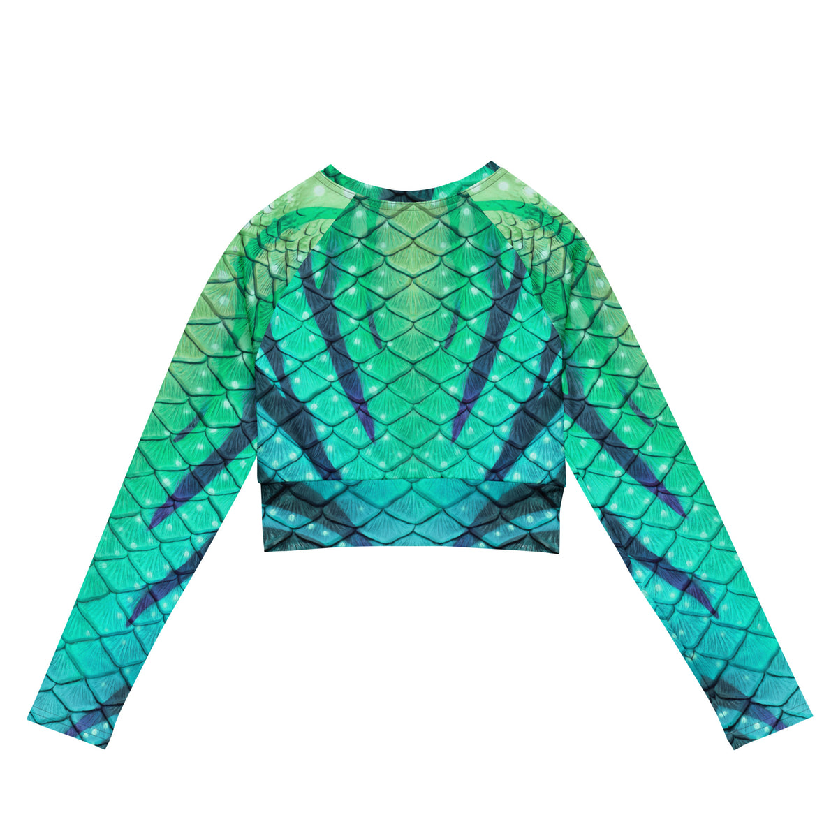 Way of Water Recycled Cropped Rash Guard