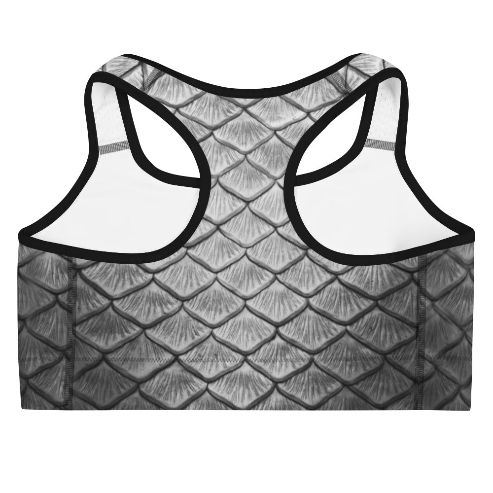 Starcrossed Silver Sports Bra