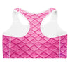 Plumeria Pink Sports Bra