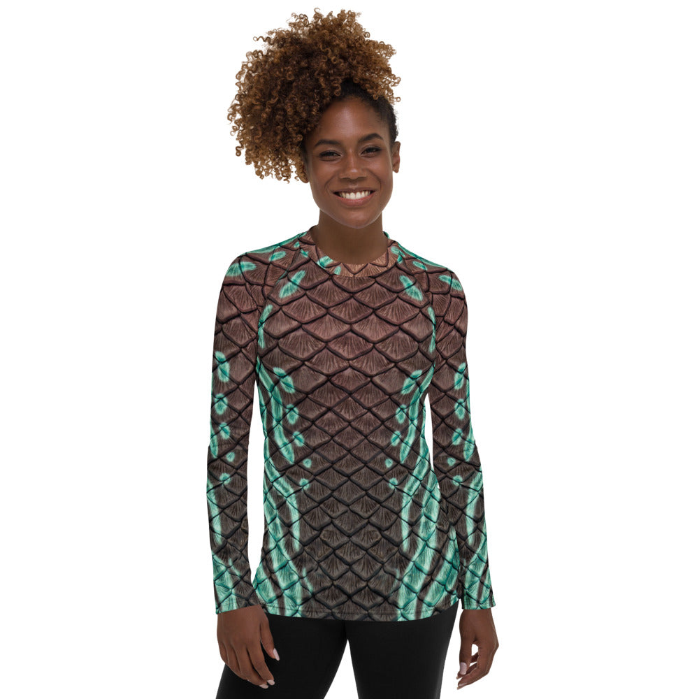 Song of the Sea Fitted Rash Guard