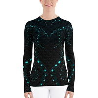 Twilight Tide Fitted Rash Guard