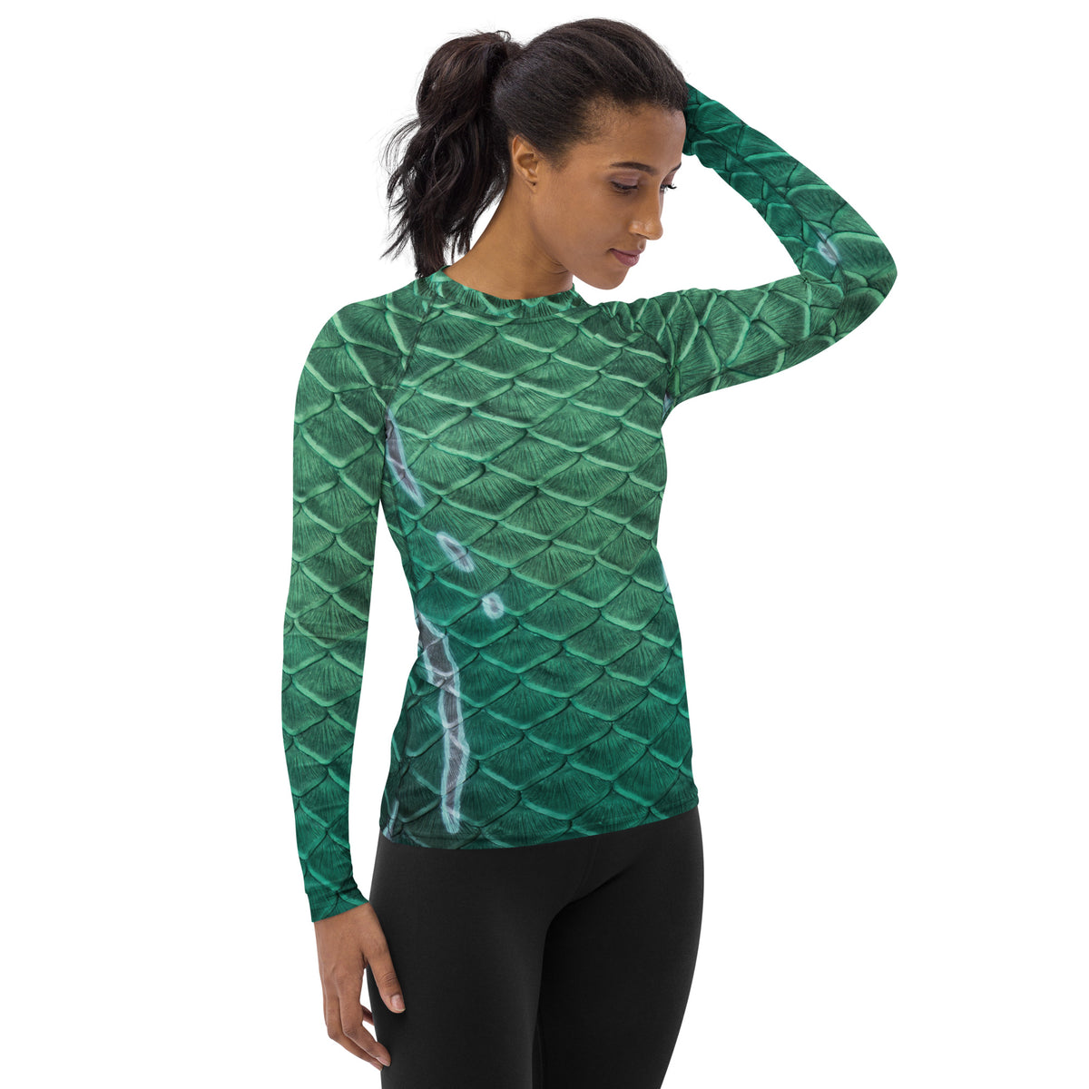 The Dark Sea Fitted Rash Guard
