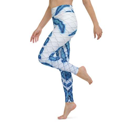 Blue Oasis Yoga Leggings